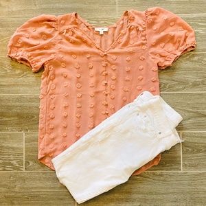 Swiss Dot Lightweight Blouse